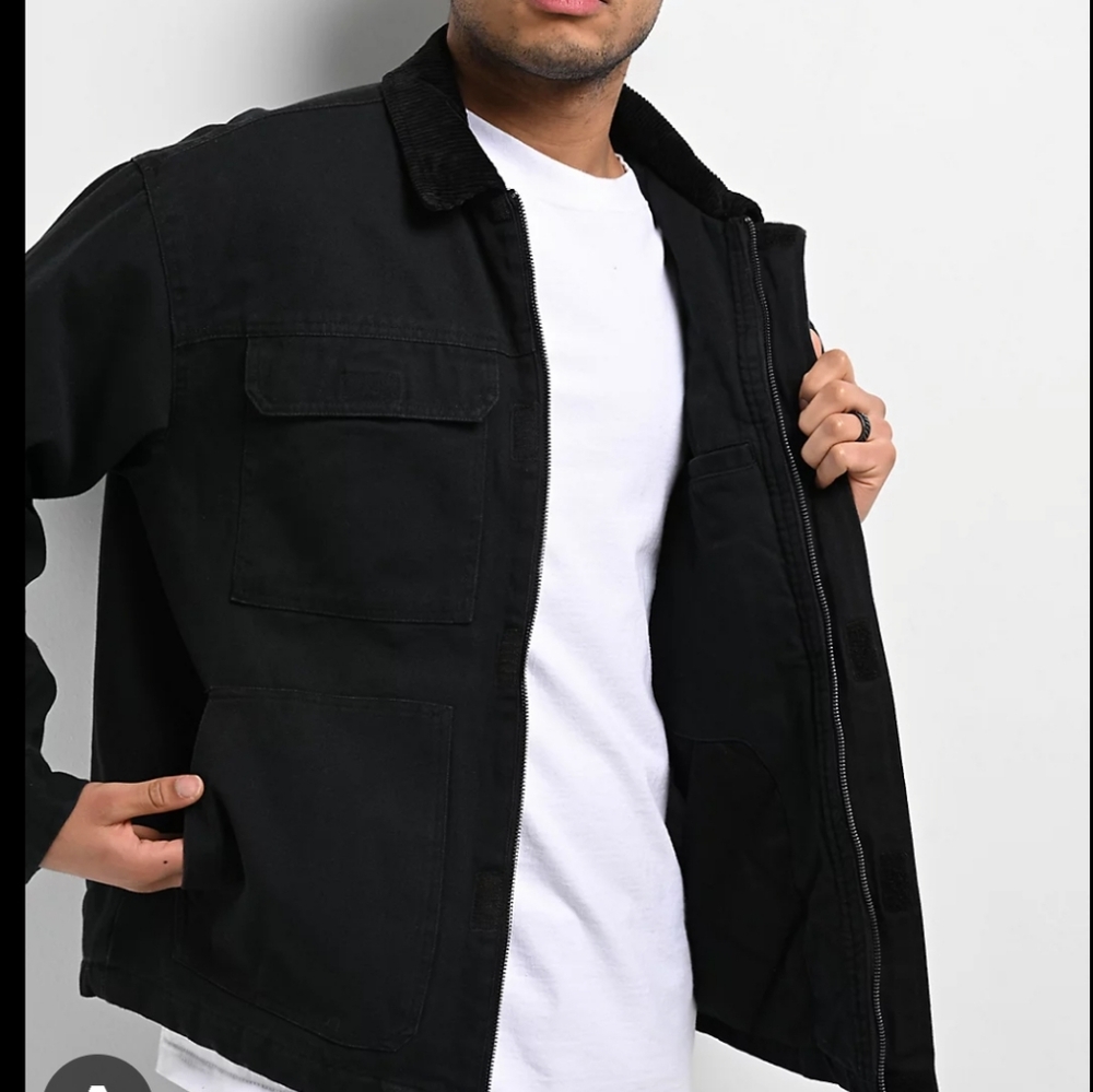 Empyre Black Military Field Jacket